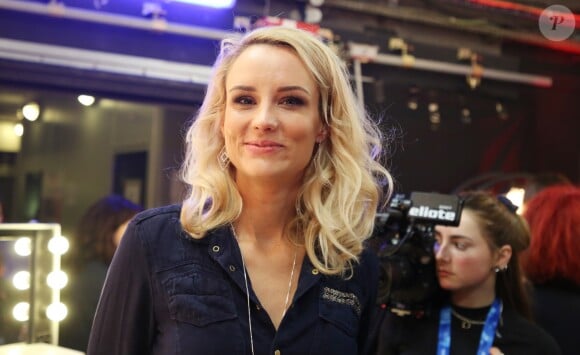 Exclusif - Elodie Gossuin-Lacherie (Miss France 2001) lors de l'enregistrement de l'émission "Tout le monde chante contre le cancer" au Palais des Sports à Paris, diffusée le 3 janvier 2019 sur W9. © M.Ausset Lacroix-D.Guignebourg / Bestimage