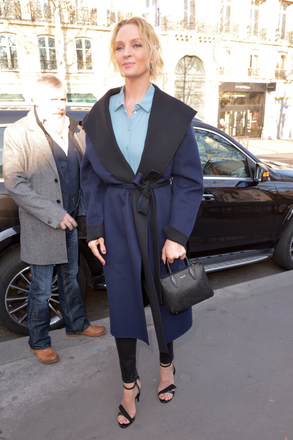 Uma Thurman - Défilé de mode prêt-à-porter automne-hiver 2019/2020 "Lanvin" à Paris. Le 27 février 2019