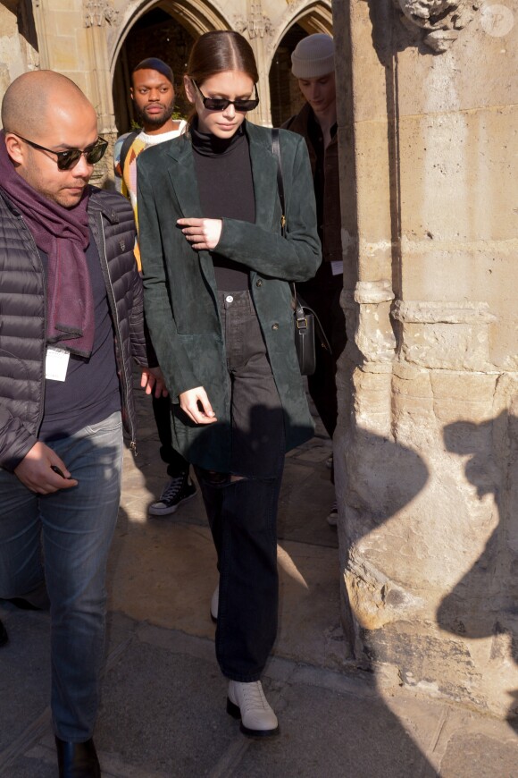 La fille de Cindy Crawford, Kaia Gerber - Défilé de mode prêt-à-porter automne-hiver 2019/2020 "Lanvin" à Paris. Le 27 février 2019