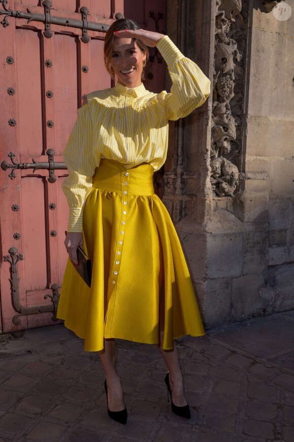 Laury Thilleman - Défilé de mode prêt-à-porter automne-hiver 2019/2020 "Lanvin" à Paris. Le 27 février 2019