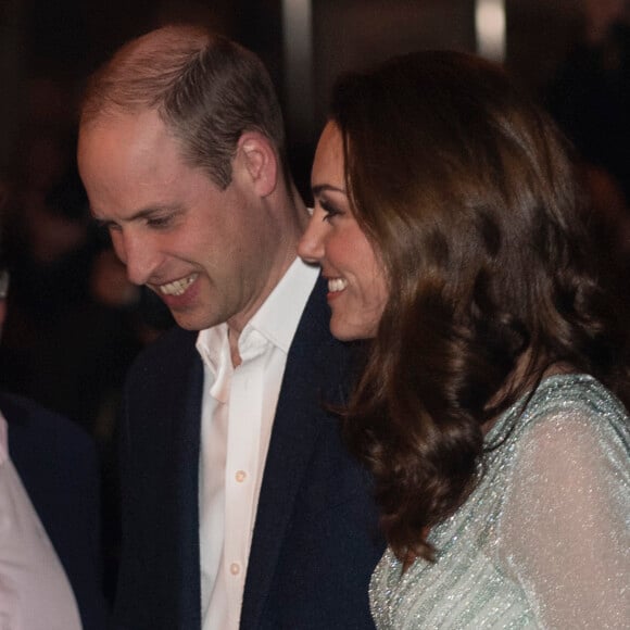 Le prince William, duc de Cambridge, et Catherine Kate Middleton, duchesse de Cambridge, arrivent à une réception au Belfast Empire Hall, Irlande du Nord le 27 février 2019.