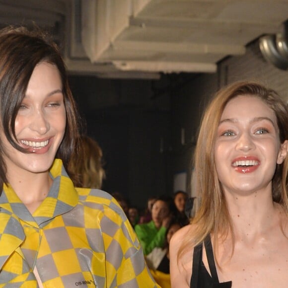 Bella et Gigi Hadid - Coulisses du défilé Off-White™ "Collection Prêt-à-Porter Automne/Hiver 2019-2020" lors de la Fashion Week de Paris (PFW), le 28 février 2019. © Veeren/CVS/Bestimage