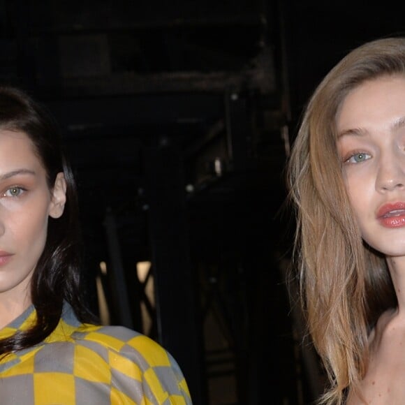 Bella et Gigi Hadid - Coulisses du défilé Off-White™ "Collection Prêt-à-Porter Automne/Hiver 2019-2020" lors de la Fashion Week de Paris (PFW), le 28 février 2019. © Veeren/CVS/Bestimage