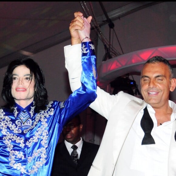 Michael Jackson et Christian Audigier à Los Angeles en 2008.