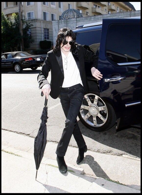 Michael Jackson à Los Angeles en 2008.