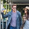 Dylan McDermott et sa fiancée Maggie Q font du shopping en amoureux dans les rues de New York, le 14 mai 2018