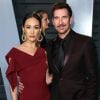 Maggie Q et son compagnon Dylan McDermott à la soirée Vanity Fair Oscar au Wallis Annenberg Center à Beverly Hills, le 4 mars 2018