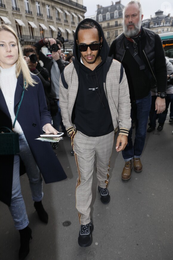Lewis Hamilton - Arrivées au défilé de mode prêt-à-porter autome-hiver 2019/2020 "Stella McCartney" à Paris le 4 mars 2019. © Veeren-CVS/Bestimage