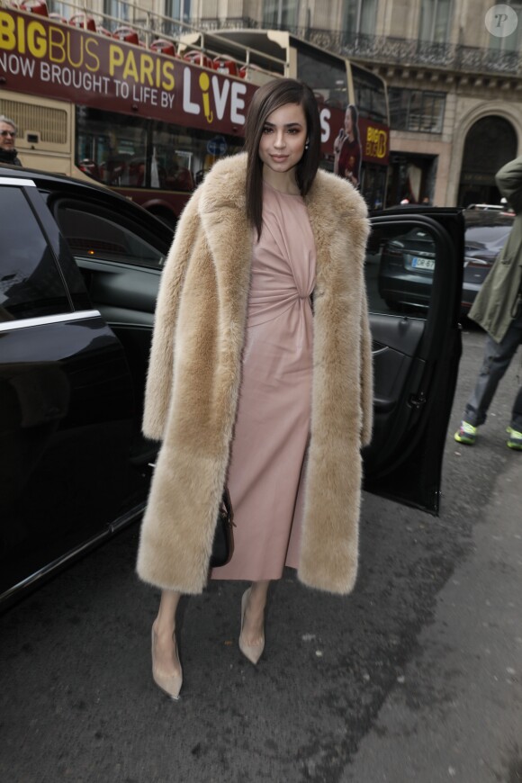 Sofia Carson - Arrivées au défilé de mode prêt-à-porter autome-hiver 2019/2020 "Stella McCartney" à Paris le 4 mars 2019. © Veeren-CVS/Bestimage