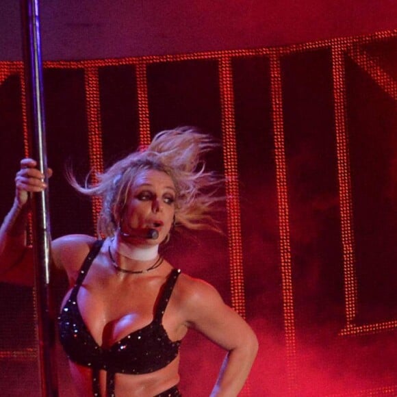 Britney Spears en concert à la Tower Headland à Blackpool au Royaume-Uni, le 1er septembre 2018.