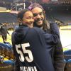 Lais Ribeiro est venue soutenir Joakim Noah lors du match des Grizzlies contre les Warriors le 19 décembre 2018.