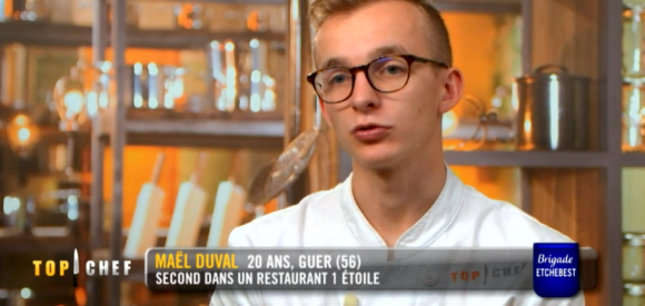 Maël lors du troisième épisode de "Top Chef" saison 10 mercredi 20 février 2019 sur M6.