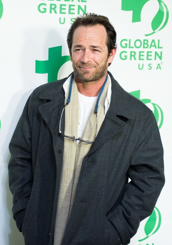 Luke Perry - People à la 10ème cérémonie annuelle pre Oscar "Global Green" à Hollywood. Le 20 fevrier 2013.