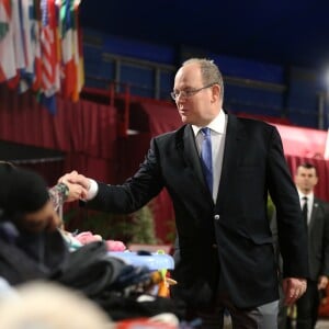 Exclusif - Visite du prince Albert II de Monaco à la kermesse Soeur Marie au chapiteau de Fontvieille à Monaco, le 8 mars 2019 @Jean-François Ottonello /Dylan Meiffret/Nice Matin/BestImage