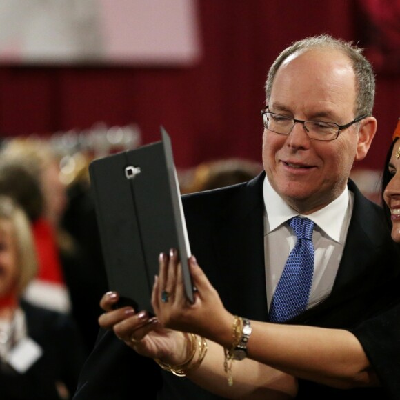 Exclusif - Visite du prince Albert II de Monaco à la kermesse Soeur Marie au chapiteau de Fontvieille à Monaco, le 8 mars 2019 @Jean-François Ottonello /Dylan Meiffret/Nice Matin/BestImage
