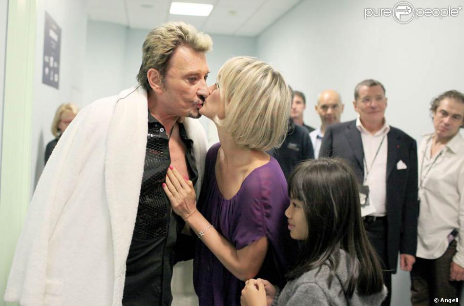 Le Tour 66 De Johnny Hallyday Fait Escale Au Stade De France Fin Mai 2009 Johnny Hallyday Et Laeticia Purepeople