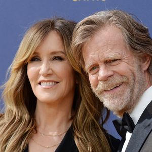 William H. Macy et sa femme Felicity Huffman au 70ème Primetime Emmy Awards au théâtre Microsoft à Los Angeles, le 17 septembre 2018