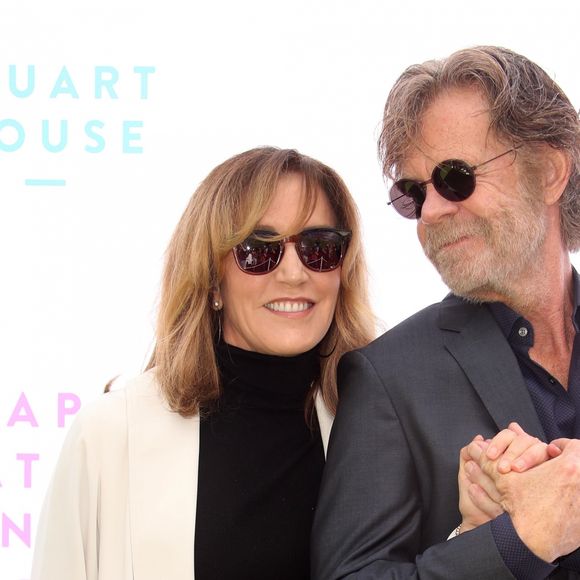 Felicity Huffman, William H. Macy au photocall du brunch "The 2018 Rape Foundation" à Beverly Hills. Los Angeles, le 7 octobre 2018.