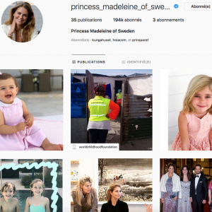La princesse Madeleine de Suède a fêté le 9 mars 2019 sur Instagram le 1er anniversaire de sa fille la princesse Adrienne, quelques jours après les 5 ans de la princesse Leonore. Dans les deux cas, une photo à l'ambiance floridienne... Capture d'écran Instagram.