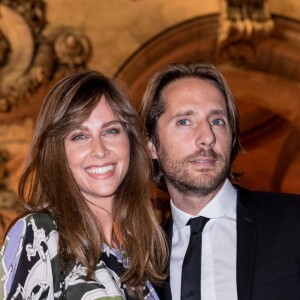 Ophélie Meunier et son mari Mathieu Vergne lors de la soirée du 70ème anniversaire de Longchamp à l'Opéra Garnier à Paris, France, le 11 septembre 2018. © Cyril Moreau/Bestimage