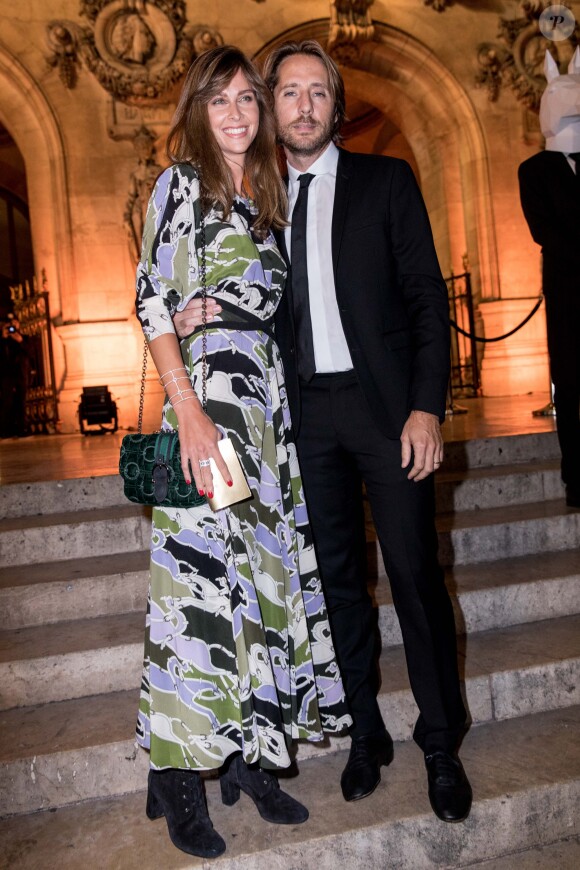 Ophélie Meunier et son mari Mathieu Vergne lors de la soirée du 70ème anniversaire de Longchamp à l'Opéra Garnier à Paris, France, le 11 septembre 2018. © Cyril Moreau/Bestimage