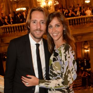 Semi-exclusif - Ophélie Meunier et son mari Mathieu Vergne - Soirée du 70ème anniversaire de Longchamp à l'Opéra Garnier à Paris le 11 septembre 2018. © Rachid Bellak/Bestimage