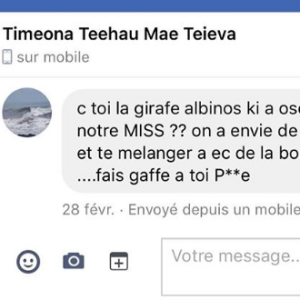 Rachel Legrain-Trapani a été insultée et menacée de mort après ses propos sur Vaimalama Chaves, notre Miss France 2019, dans "Touche pas à mon poste" (C8) le 22 février 2019.