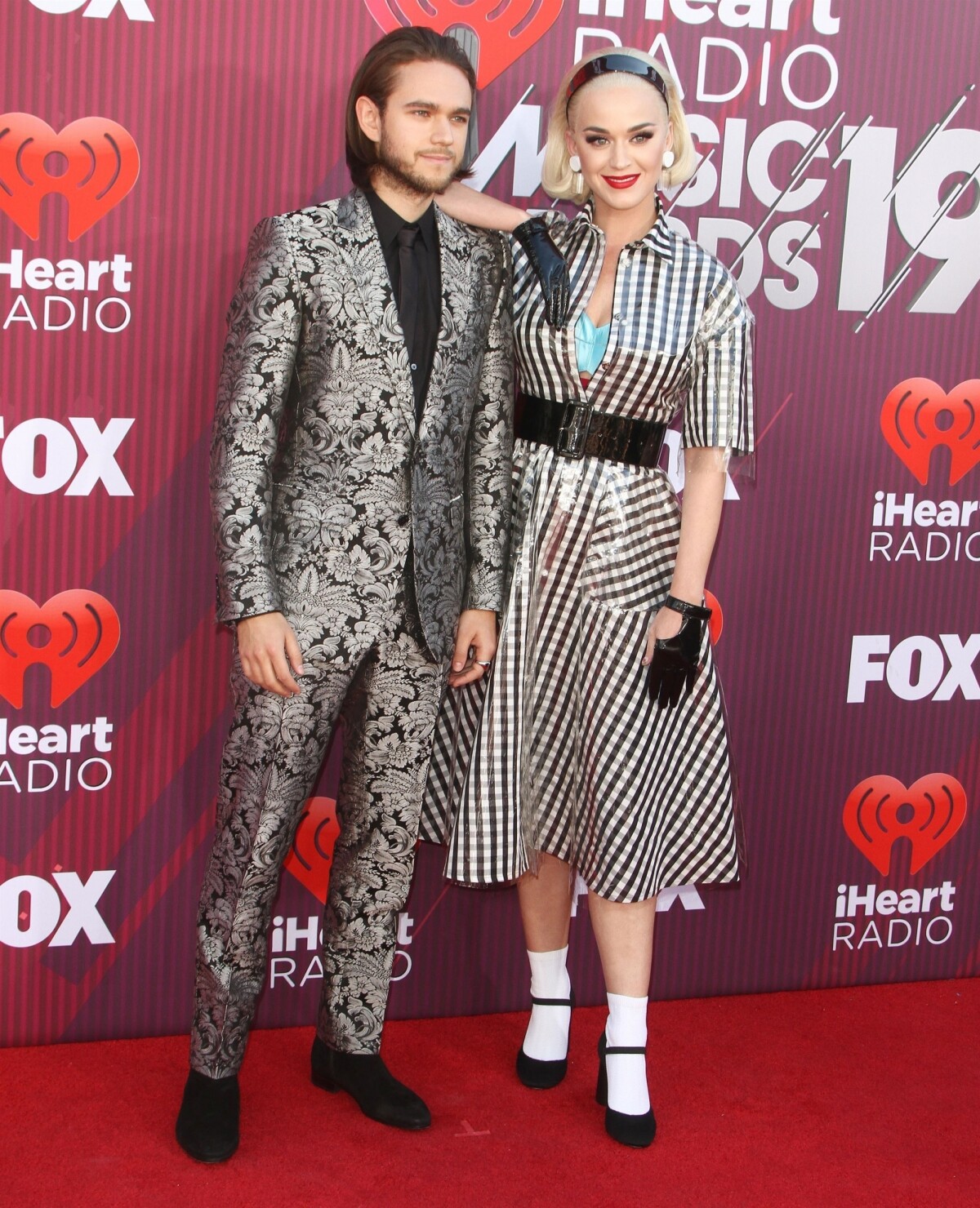 Photo Zedd, Katy Perry au photocall des "2019 iHeart Radio Music