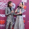 Katy Perry, Zedd au photocall des "2019 iHeart Radio Music Awards" au Microsoft Theatre à Los Angeles, le 14 mars 2019.