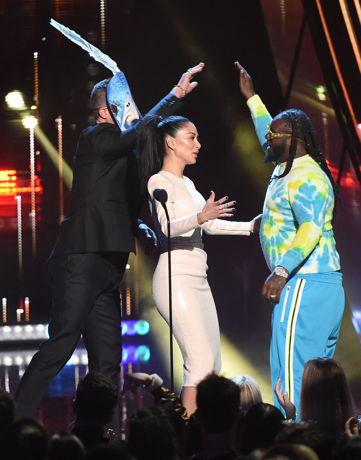 Photo : Robin Thicke, Nicole Scherzinger et T-Pain - iHeartRadio Music