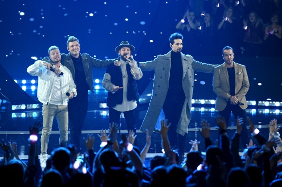 Le groupe Backstreet Boys - iHeartRadio Music Awards 2019 au Microsoft Theatre. Los Angeles, le 14 mars 2019.
