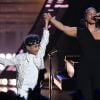 Alicia Keys et son fils Egypt - iHeartRadio Music Awards 2019 au Microsoft Theatre. Los Angeles, le 14 mars 2019.