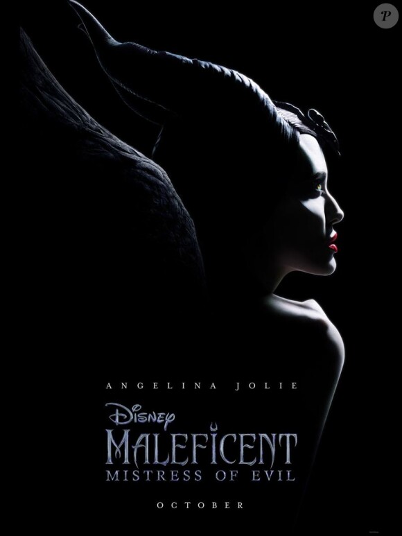 Affiche teaser de Maléfique 2 avec Angelina Jolie, en salles le 16 octobre 2019