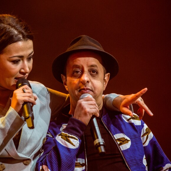 Karima Charni et Booder à Lille, le 19 mars 2019.