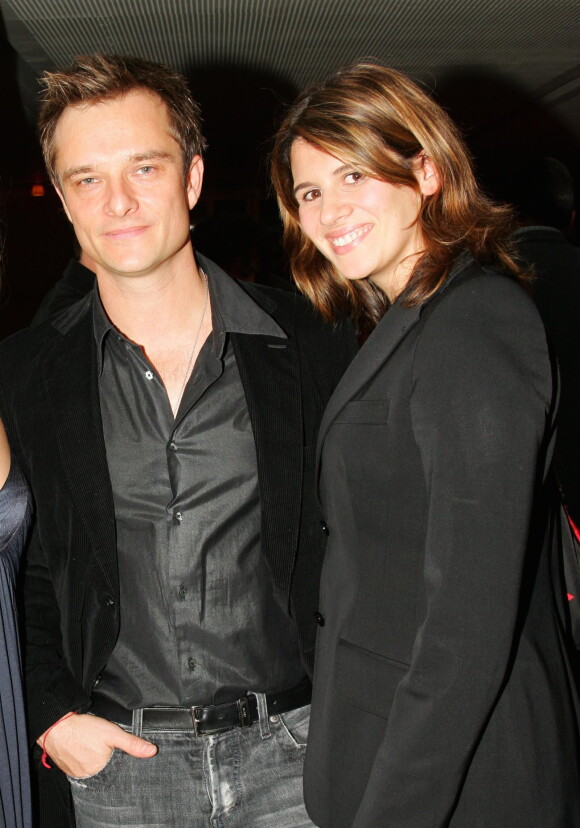 David Hallyday et sa femme Alexandra Pastor à Paris en 2006.