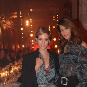 Exclusif - Julie Ordon et Iris Mittenaere lors de la soirée French Libertée, à Opéra, à Paris, le 21 mars 2019. Le dîner était assuré par Cyril Lignac, dans le nouveau flagship d'Etam. C'est dans les lieux nus, bruts et minimalistes, bientôt revisités par l'architecte Winy Maas (Agence MVRDV), que la marque a organisé sa French Liberté Party. Le projet a pour ambition de révéler les volumes, les formes, et la matérialité de la magnifique architecture héritée de Haussmann. L'inauguration est prévue courant de l'été 2019. © Rachid Bellak/Cyril Moreau/Bestimage