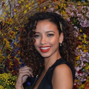 Exclusif - Flora Coquerel (Miss France 2014) lors de la soirée French Libertée, à Opéra, à Paris, le 21 mars 2019. Le dîner était assuré par Cyril Lignac, dans le nouveau flagship d'Etam. C'est dans les lieux nus, bruts et minimalistes, bientôt revisités par l'architecte Winy Maas (Agence MVRDV), que la marque a organisé sa French Liberté Party. Le projet a pour ambition de révéler les volumes, les formes, et la matérialité de la magnifique architecture héritée de Haussmann. L'inauguration est prévue courant de l'été 2019. © Rachid Bellak/Cyril Moreau/Bestimage