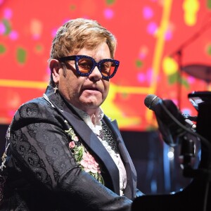 Sir Elton John sur la tournée "Farewell Yellow Brick Road" au BB & T Center en Floride, à Sunrise, le 16 mars 2019.