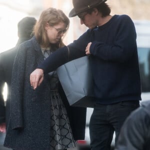 Exclusif - La princesse Beatrice d'York et son nouveau compagnon Edoardo Mapelli Mozzi lors d'une balade en amoureux à New York le 17 mars 2019.