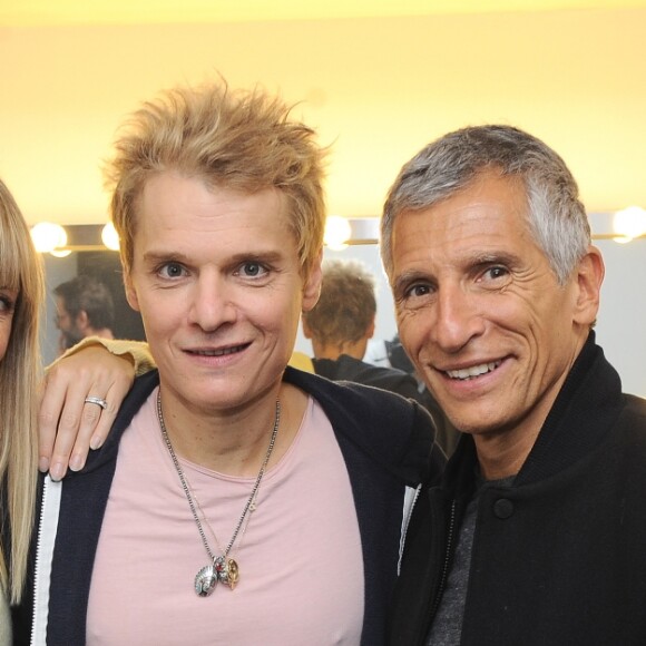 Exclusif - Benabar, Nagui et sa femme Mélanie Page- Concert de Bénabar au Grand Rex. Le 8 novembre 2018 © Guillaume Gaffiot / Bestimage