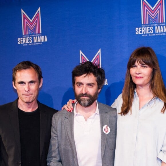 Fabrice Gobert, Mathieu Demy, Marina Hands, Anne Berest - Cérémonie de clôture du festival Séries Mania à Lille, le 30 mars 2019.