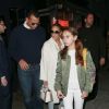 Jennifer Lopez et son fiancé Alex Rodriguez sont allés diner avec leurs enfants respectifs Ella, Natasha, Maximilian et Emme à New York, le 30 mars 2019.