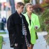 Exclusif - Justin Bieber et Hailey Baldwin Bieber sortent de l'hôtel Waldorf Astoria à Beverly Hills, Los Angeles. Le 27 mars 2019.