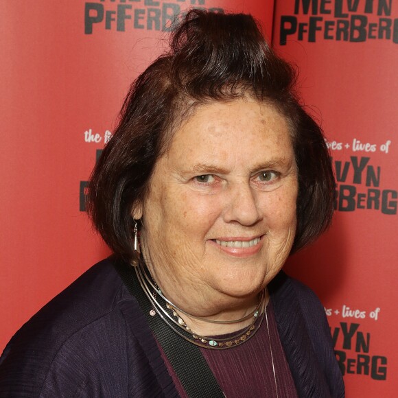 Suzy Menkes à la soirée The Five Wives & Lives of Melvyn Pfferberg à l'hôtel Mayfair à Londres, le 16 mai 2016.