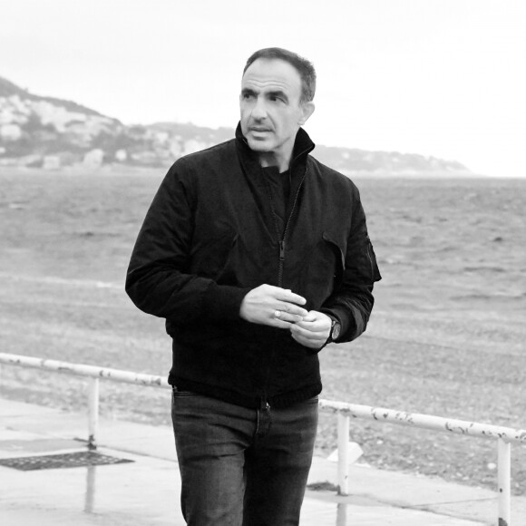 Exclusif - Nikos Aliagas présente son travail photographique au Centre Universitaire Méditérannéen à Nice, France, le 3 avril 2019. Nikos Aliagas, l'animateur de "The Voice", de 50 minutes inside, et journaliste de la matinale d'Europe 1, a passé plus de 2 heures à échanger avec le plublic sur sa passion, la photographie. Venu présenter son nouvel livre de photos en Noir et Blanc "L'épreuve du temps" publié aux Éditions de la Martinière. © Bruno Bebert/Bestimage