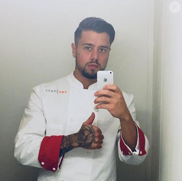 Florian, candidat de "Top Chef 2019" dans les coulisses de l'émission.
