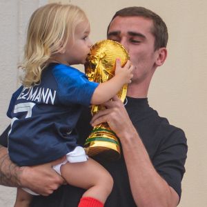 Antoine Griezmann revient dans sa ville natale de Mâcon pour célébrer son titre de champion du monde le 20 juillet 2018.