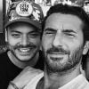 Jean-Claude Sindres avec Kev Adams à Los Angeles. Instagram le 5 septembre 2016.