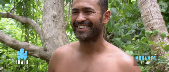 Mohamed dans "Koh-Lanta, la guerre des chefs" (TF1) lors de l'épisode diffusé vendredi 12 avril 2019.