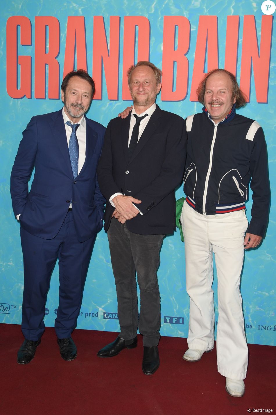 Jean Hugues Anglade Et Ses Fils Jean-Hugues Anglade, Benoît Poelvoorde et Philippe Katerine - Avant